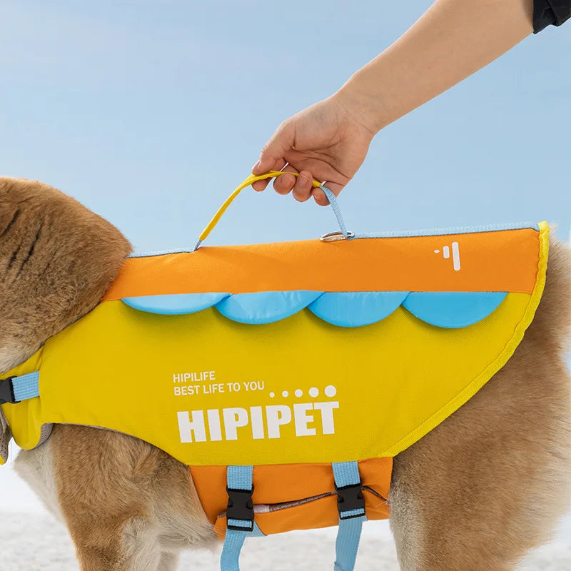 Dog Life Jacket Portable Summer Strong Buoyancy Dog Swimsuit Breathable Dog Coats and Jackets Quick Drying Pet Products
